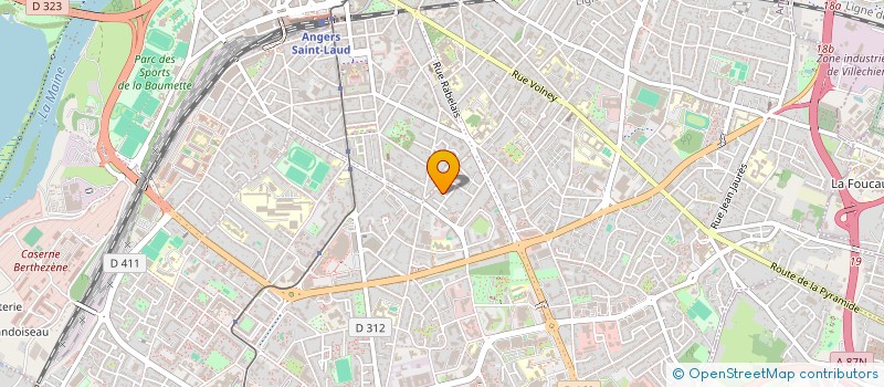 localisation de l'entreprise COMPAGNIE DU DIAMANT à ANGERS