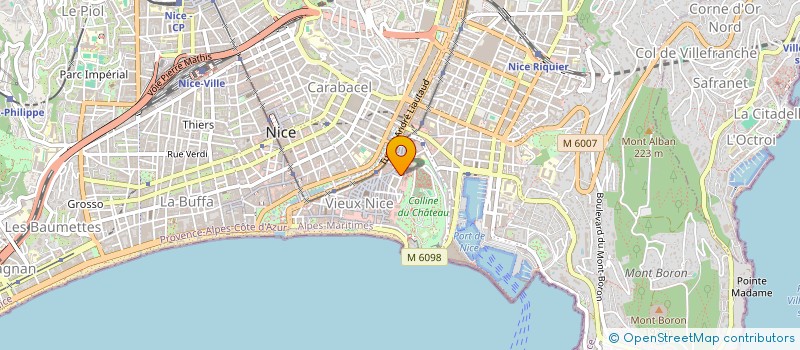 localisation de l'entreprise COMPAGNIE DU DIRE-DIRE  NICE