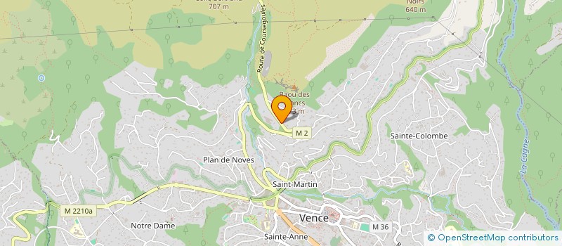 localisation de l'entreprise COMPAGNIE DU DRAGON D'ARGENT à VENCE