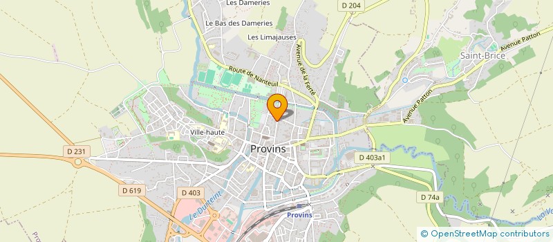 localisation de l'entreprise COMPAGNIE DU DRAGON ET DE LA LEZARDE  PROVINS