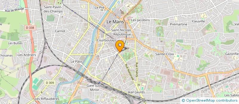 localisation de l'entreprise COMPAGNIE DU GARDE-MANGER  LE MANS