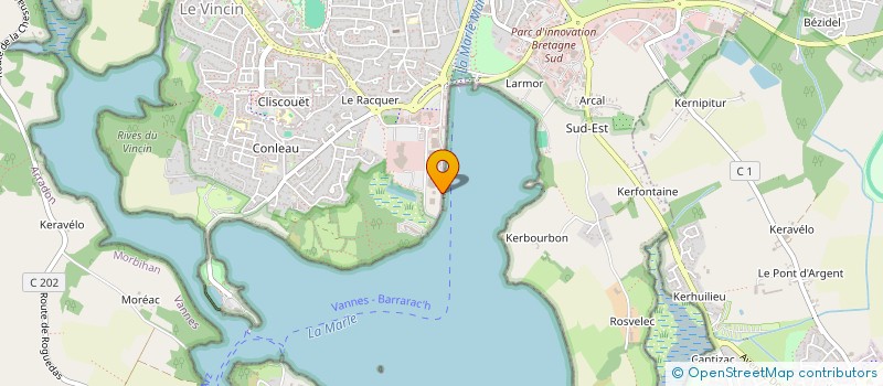 localisation de l'entreprise COMPAGNIE DU GOLFE à VANNES