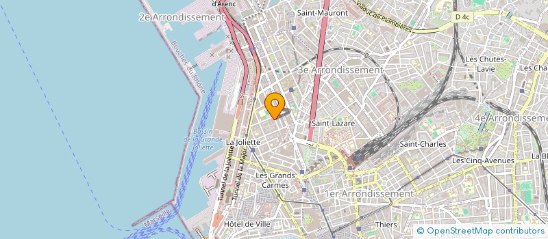 localisation de l'entreprise COMPAGNIE DU GOUPIL  MARSEILLE