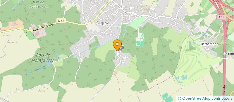 localisation de l'entreprise COMPAGNIE DU GRAND CIRIER à ORGEVAL