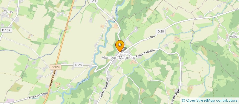 localisation de l'entreprise COMPAGNIE DU GRAND LARGE à HERISSON