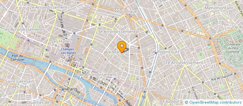 localisation de l'entreprise COMPAGNIE DU GRAND OYANT  PARIS