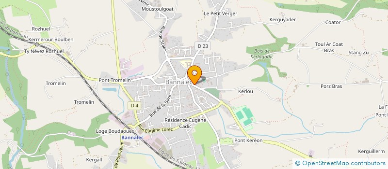 localisation de l'entreprise COMPAGNIE DU GRAND TOUT  BANNALEC