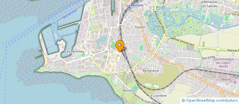 localisation de l'entreprise COMPAGNIE DU GUANO DE POISSON ANGIBAUD  LA ROCHELLE