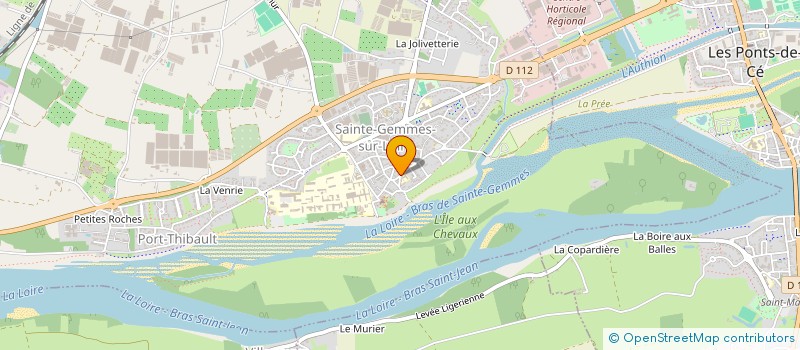 localisation de l'entreprise COMPAGNIE DU HAUT  SAINTE-GEMMES-SUR-LOIRE