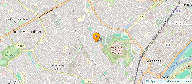 localisation de l'entreprise COMPAGNIE DU LANGUEDOC ET DES CEVENNES à RUEIL-MALMAISON