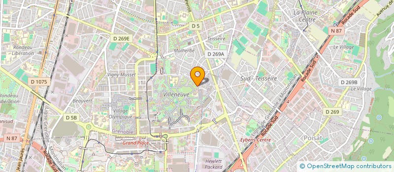 localisation de l'entreprise COMPAGNIE DU LEZ'ARTS à GRENOBLE