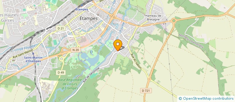 localisation de l'entreprise COMPAGNIE DU LIEVRE DE JUIN à ETAMPES