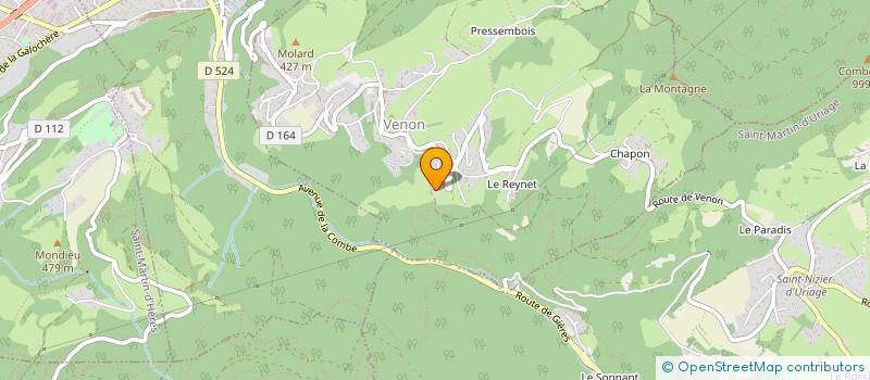 localisation de l'entreprise COMPAGNIE DU LINGE SALE  VENON