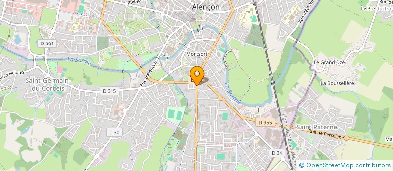 localisation de l'entreprise COMPAGNIE DU LOINTAIN à ALENCON