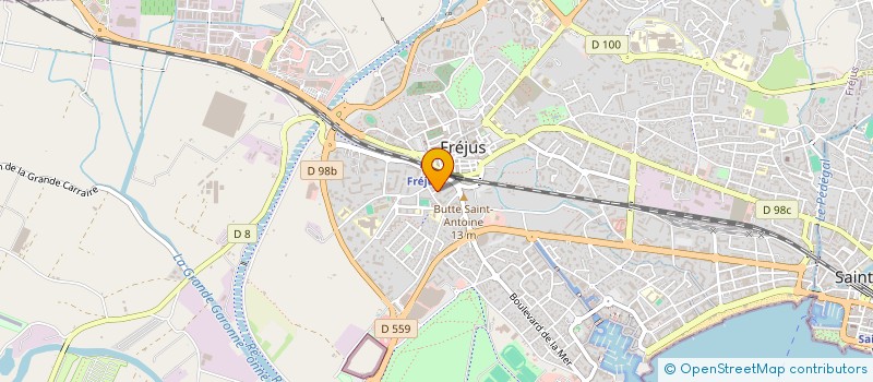 localisation de l'entreprise COMPAGNIE DU MANTEAU D'ARLEQUIN à FREJUS