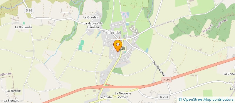 localisation de l'entreprise COMPAGNIE DU MASCARET  PAIMPONT