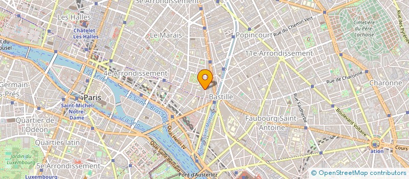 localisation de l'entreprise COMPAGNIE DU MIMOSA  PARIS