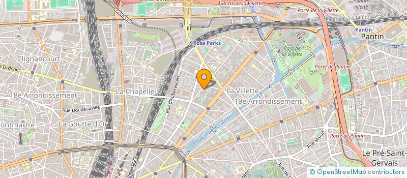 localisation de l'entreprise COMPAGNIE DU MIRAGE  PARIS