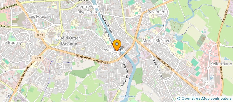 localisation de l'entreprise COMPAGNIE DU MOULIN EN HERBE à LAVAL