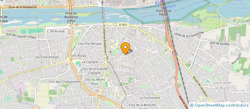 localisation de l'entreprise COMPAGNIE DU NEANT à ORLEANS