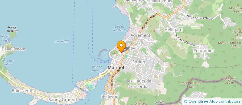localisation de l'entreprise COMPAGNIE DU NEGOCE  SAINT MARTIN