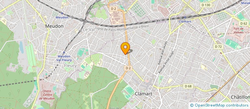 localisation de l'entreprise COMPAGNIE DU NESS à CLAMART