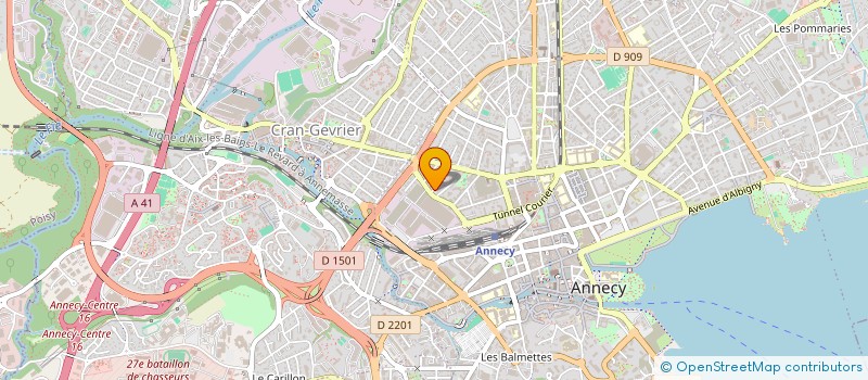 localisation de l'entreprise COMPAGNIE DU NEZ QUI BOUGE à ANNECY