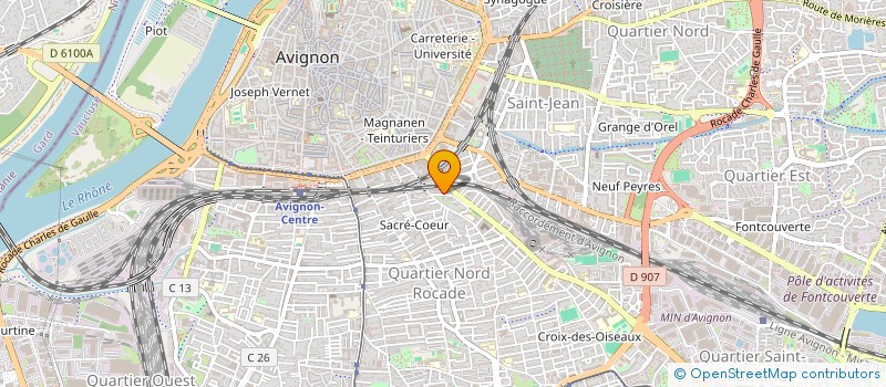 localisation de l'entreprise COMPAGNIE DU NOUVEAU MONDE  AVIGNON