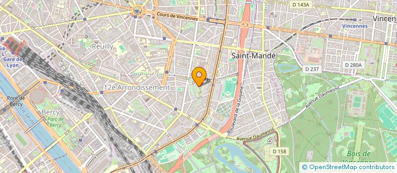 localisation de l'entreprise COMPAGNIE DU OUESSANT  PARIS