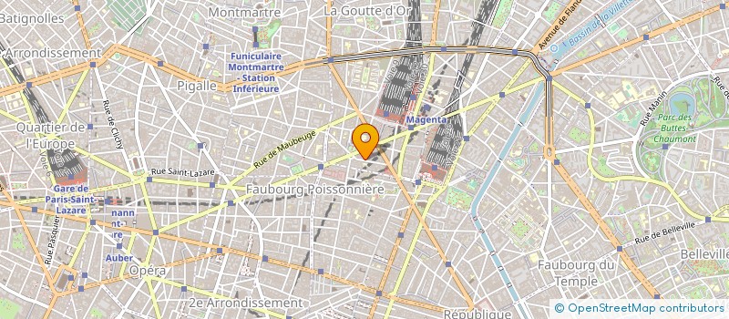 localisation de l'entreprise COMPAGNIE DU PARI MUTUEL à PARIS