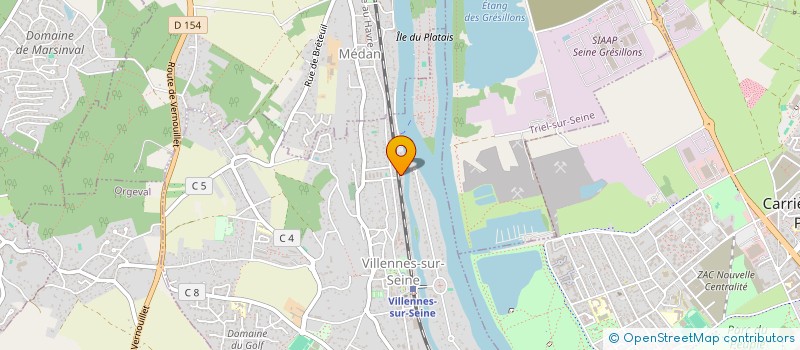 localisation de l'entreprise COMPAGNIE DU PAS à VILLENNES-SUR-SEINE