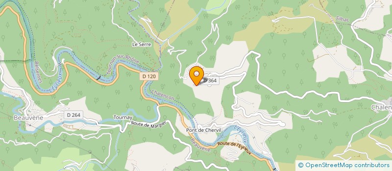 localisation de l'entreprise COMPAGNIE DU PETIT GRAIN à CHALENCON
