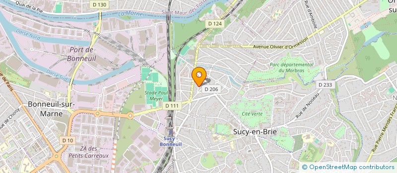 localisation de l'entreprise COMPAGNIE DU PETIT THEATRE ILLUSTRE à SUCY EN BRIE
