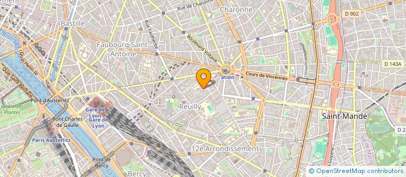 localisation de l'entreprise COMPAGNIE DU POINT D ORGUE  PARIS