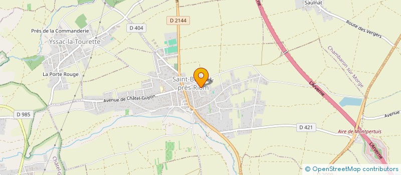 localisation de l'entreprise COMPAGNIE DU RADIS COURONNE à SAINT-BONNET-PRES-RIOM