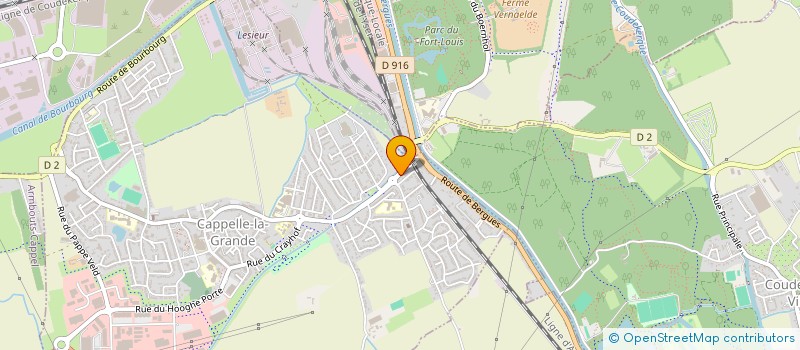 localisation de l'entreprise COMPAGNIE DU RAMDAM  CAPPELLE-LA-GRANDE