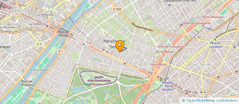 localisation de l'entreprise COMPAGNIE DU RENARD à NEUILLY-SUR-SEINE