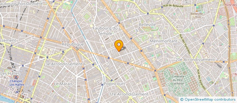 localisation de l'entreprise COMPAGNIE DU RENDEZ-VOUS  PARIS