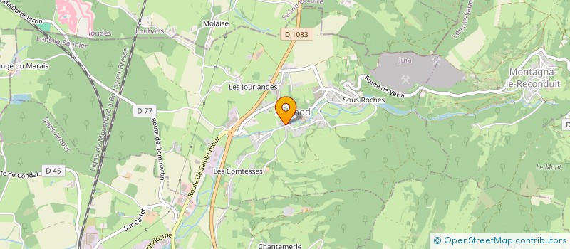 localisation de l'entreprise COMPAGNIE DU REVERMONT  BALANOD