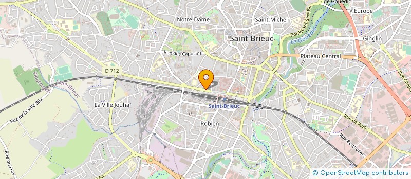 localisation de l'entreprise COMPAGNIE DU RHAPSODE à SAINT-BRIEUC