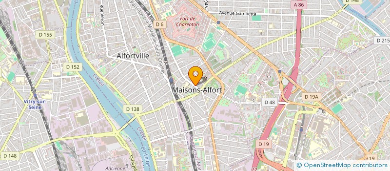 localisation de l'entreprise COMPAGNIE DU RIRE AUX LARMES  MAISONS-ALFORT