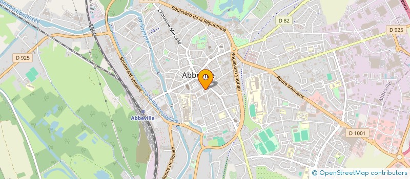 localisation de l'entreprise COMPAGNIE DU SACRIFICE à ABBEVILLE