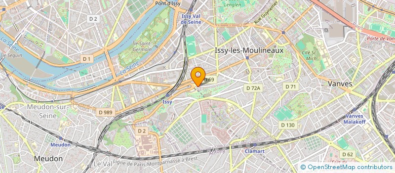 localisation de l'entreprise COMPAGNIE DU SAUTE-RUISSEAU à ISSY-LES-MOULINEAUX