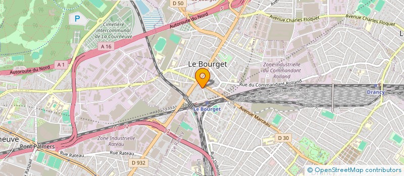 localisation de l'entreprise COMPAGNIE DU SCORPION BLANC à LE BOURGET
