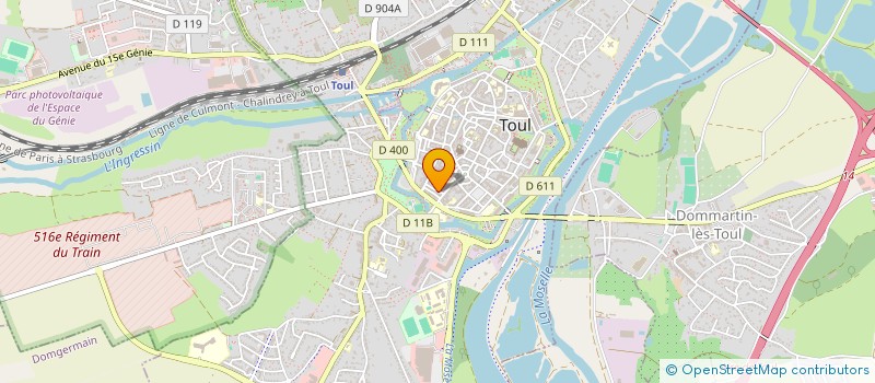 localisation de l'entreprise COMPAGNIE DU SENS CACHE  TOUL