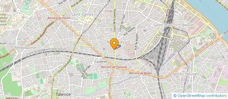 localisation de l'entreprise COMPAGNIE DU SI  BORDEAUX