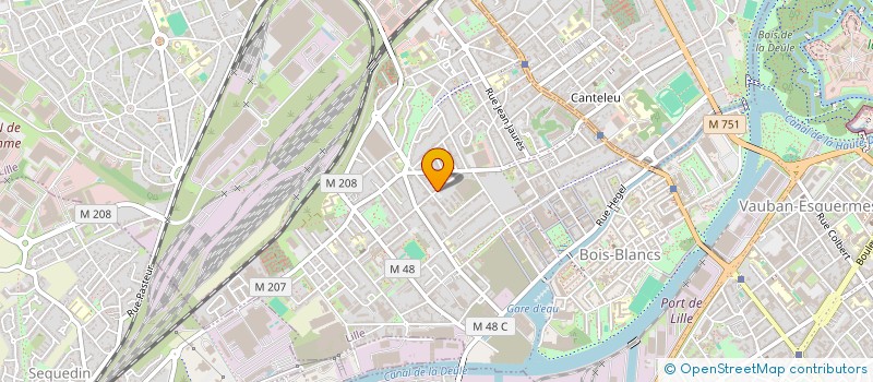 localisation de l'entreprise COMPAGNIE DU SINGE SOURD à LILLE