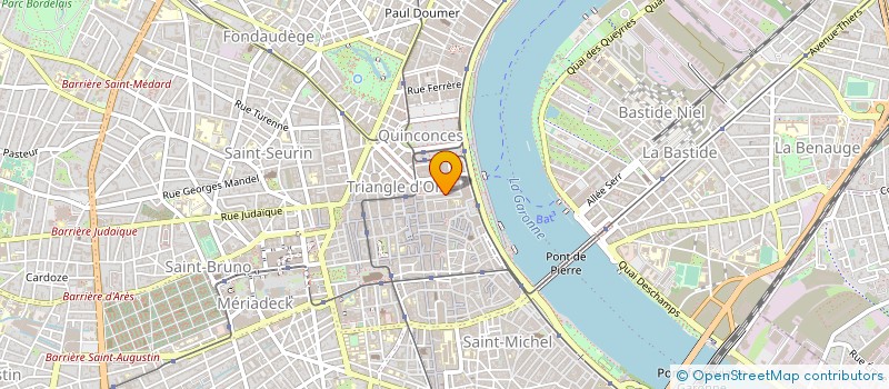 localisation de l'entreprise COMPAGNIE DU SOLEIL BLEU à BORDEAUX