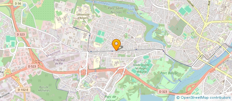 localisation de l'entreprise COMPAGNIE DU SOUFFLE à ANGERS