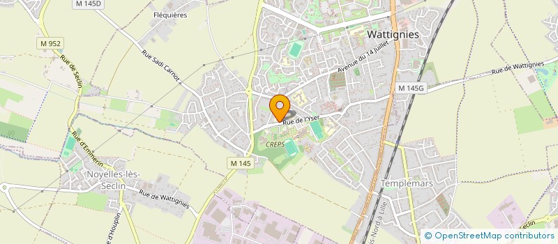 localisation de l'entreprise COMPAGNIE DU STRAPONTIN à WATTIGNIES